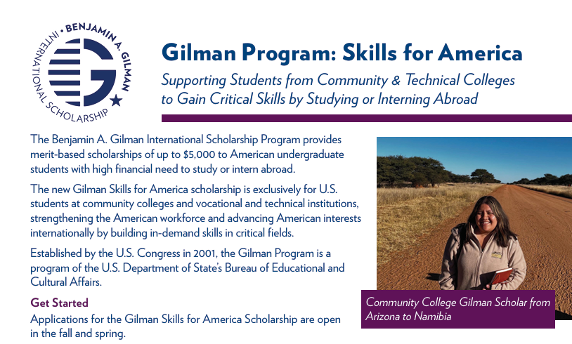 2026 Gilman Scholarship for Study Abroad: Apply by October 1, 2026, Up to $5,000